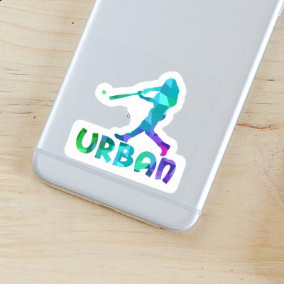 Sticker Baseballspieler Urban Notebook Sticker Baseballspieler Urban Gift package Image