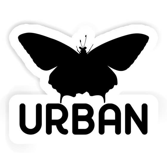 Aufkleber Schmetterling Urban Notebook Image