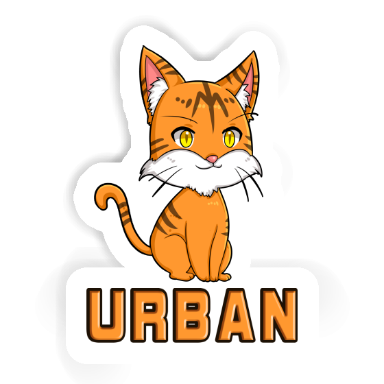 Urban Autocollant Chat Urban Autocollant Chat Image