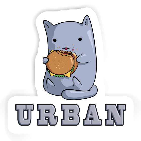 Sticker Hamburger Urban Laptop Image
