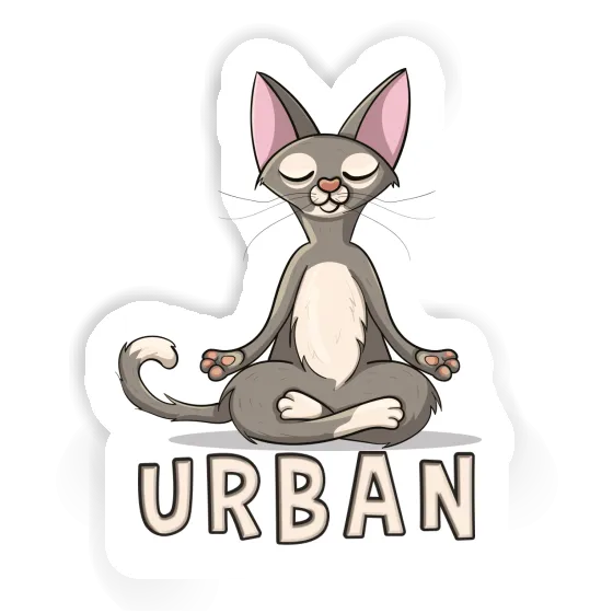 Autocollant Urban Chat de yoga Notebook Autocollant Urban Chat de yoga Gift package Image
