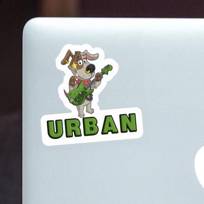 Aufkleber Gitarrist Urban Laptop Aufkleber Gitarrist Urban Laptop Image
