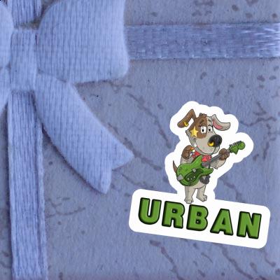 Aufkleber Gitarrist Urban Notebook Aufkleber Gitarrist Urban Notebook Image