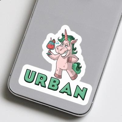 Autocollant Urban Licorne festive Notebook Autocollant Urban Licorne festive Gift package Image