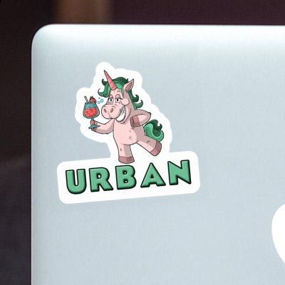 Autocollant Urban Licorne festive Notebook Autocollant Urban Licorne festive Notebook Image