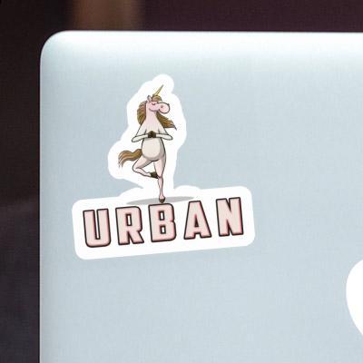 Aufkleber Yoga-Einhorn Urban Notebook Aufkleber Yoga-Einhorn Urban Gift package Image