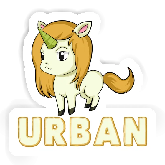 Urban Autocollant Licorne Image