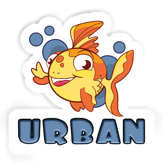 Autocollant Urban Poisson Notebook Autocollant Urban Poisson Gift package Image