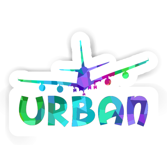 Avion Autocollant Urban Laptop Avion Autocollant Urban Laptop Image