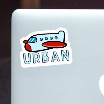 Airplane Sticker Urban Notebook Airplane Sticker Urban Notebook Image