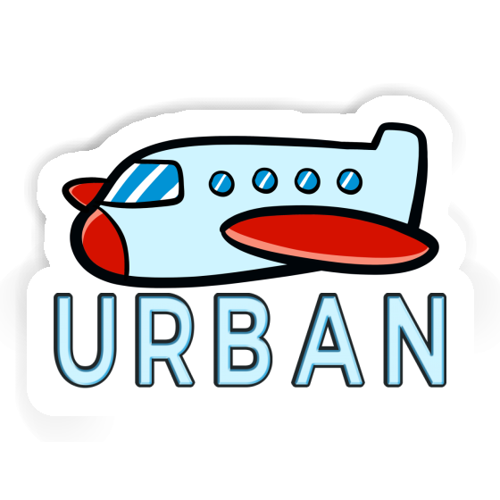 Airplane Sticker Urban Notebook Airplane Sticker Urban Gift package Image