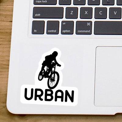 Freeride Biker Sticker Urban Notebook Freeride Biker Sticker Urban Notebook Image