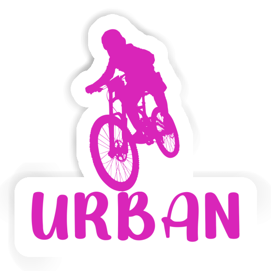 Urban Autocollant Freeride Biker Urban Autocollant Freeride Biker Image