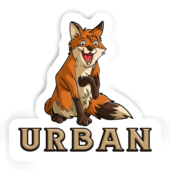 Autocollant Renard Urban Notebook Autocollant Renard Urban Notebook Image