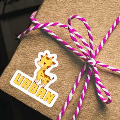 Sticker Giraffe Urban Notebook Sticker Giraffe Urban Notebook Image