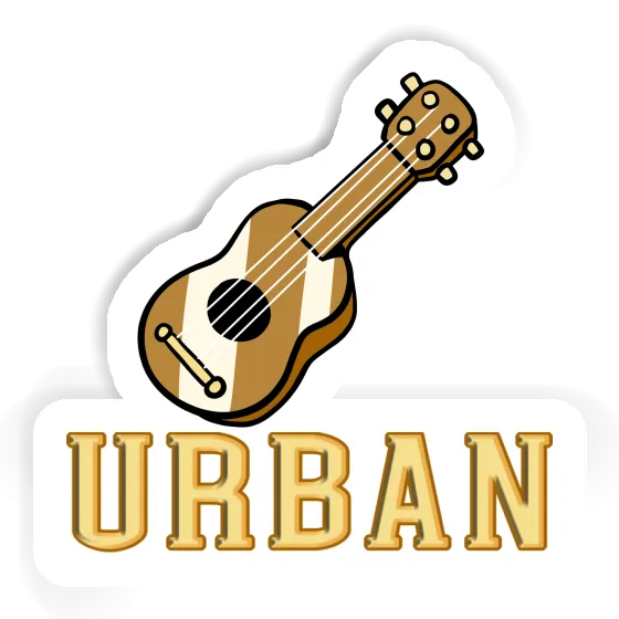 Autocollant Urban Guitare Laptop Autocollant Urban Guitare Laptop Image