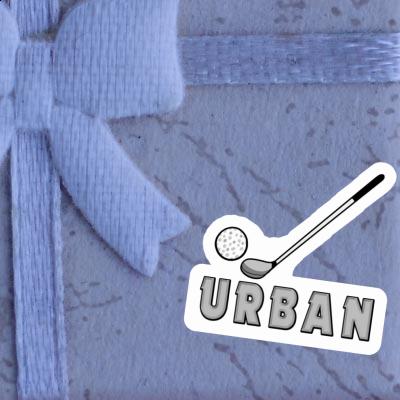 Aufkleber Urban Golfschläger Image