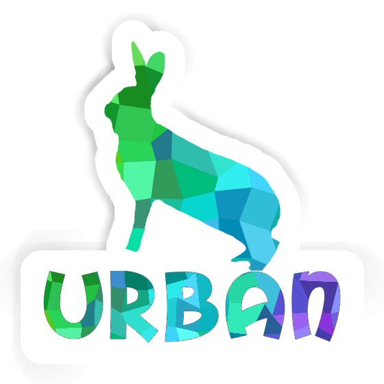 Autocollant Urban Lapin Notebook Image