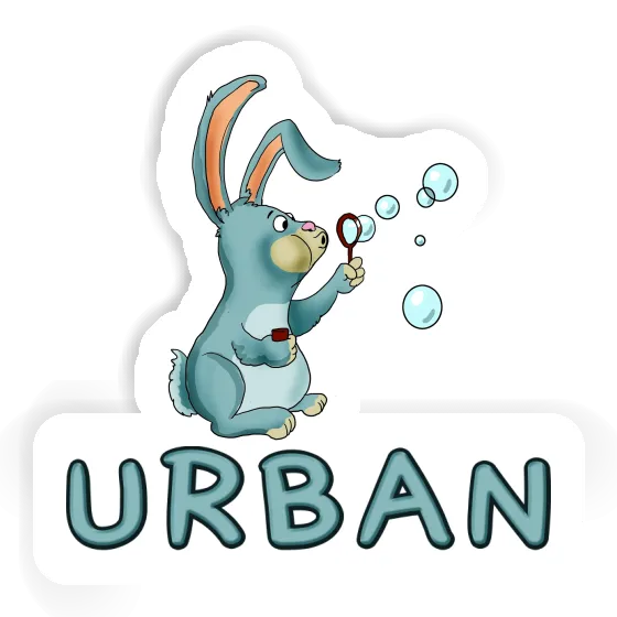 Urban Autocollant Lapin Gift package Image