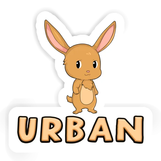 Urban Autocollant Lapin Notebook Image