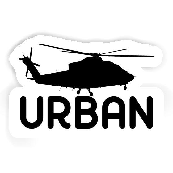 Autocollant Hélicoptère Urban Notebook Autocollant Hélicoptère Urban Notebook Image