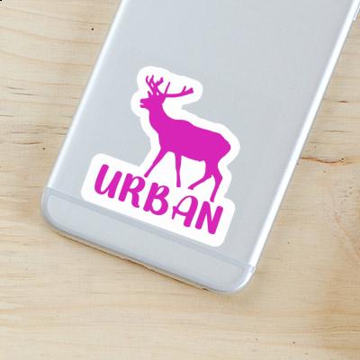 Urban Sticker Deer Laptop Image