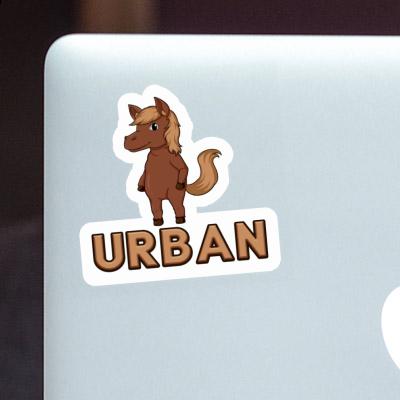Horse Sticker Urban Laptop Image