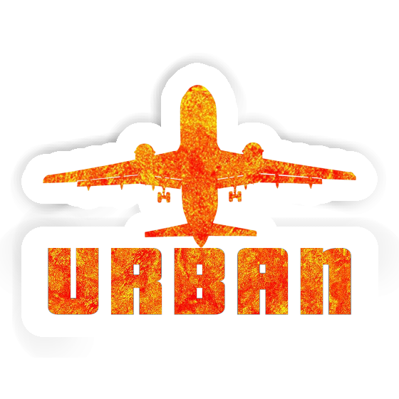 Urban Autocollant Jumbo-Jet Notebook Image