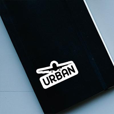 Autocollant Avion Urban Notebook Autocollant Avion Urban Notebook Image
