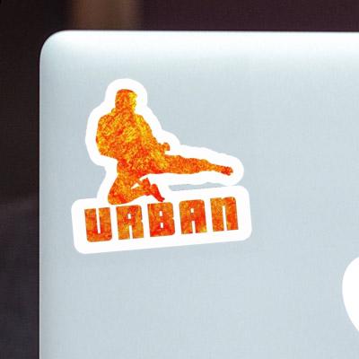 Karateka Sticker Urban Image