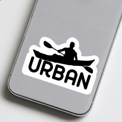 Sticker Kajakfahrer Urban Notebook Sticker Kajakfahrer Urban Notebook Image