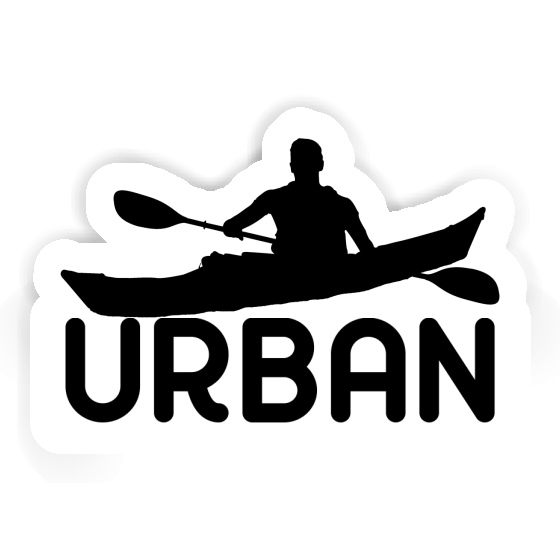 Sticker Kajakfahrer Urban Notebook Sticker Kajakfahrer Urban Gift package Image