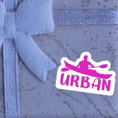 Sticker Urban Kayaker Sticker Urban Kayaker Image