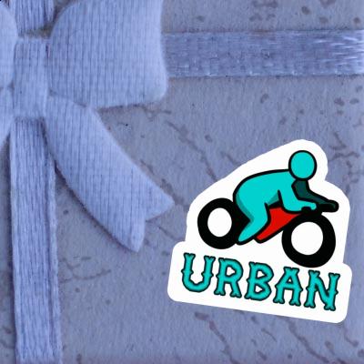 Autocollant Motocycliste Urban Autocollant Motocycliste Urban Image