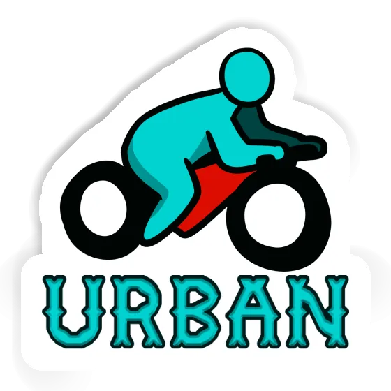 Autocollant Motocycliste Urban Notebook Autocollant Motocycliste Urban Notebook Image