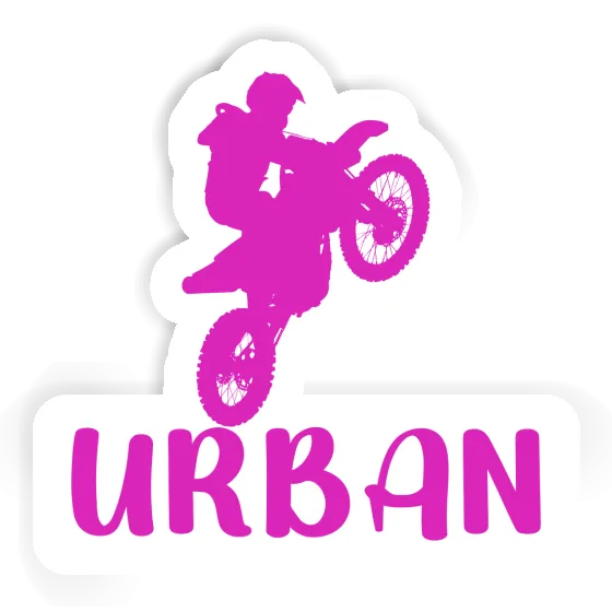 Autocollant Urban Motocrossiste Laptop Autocollant Urban Motocrossiste Laptop Image