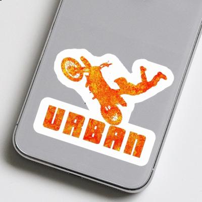 Autocollant Motocrossiste Urban Autocollant Motocrossiste Urban Image