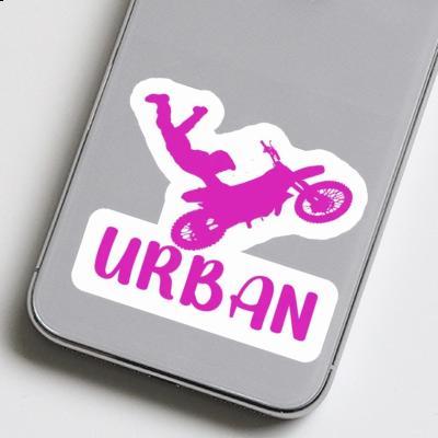 Autocollant Motocrossiste Urban Notebook Autocollant Motocrossiste Urban Notebook Image