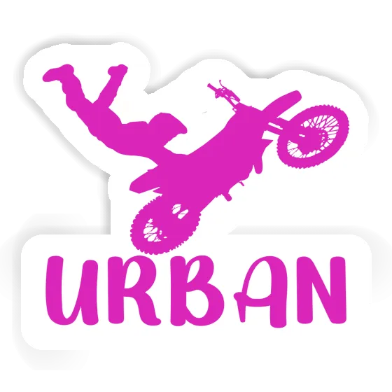 Autocollant Motocrossiste Urban Laptop Autocollant Motocrossiste Urban Laptop Image