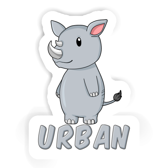 Urban Autocollant Rhinocéros Notebook Urban Autocollant Rhinocéros Gift package Image