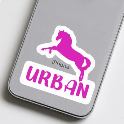 Sticker Urban Horse Image