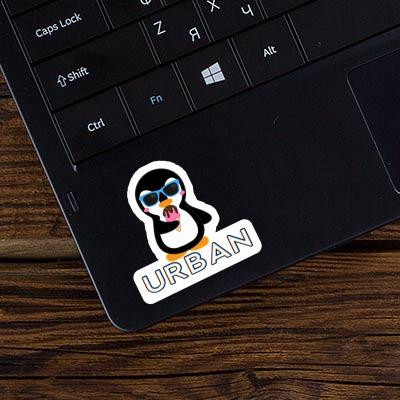 Penguin Sticker Urban Laptop Image