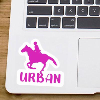 Autocollant Cavalière Urban Laptop Autocollant Cavalière Urban Laptop Image