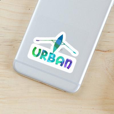 Sticker Urban Rowboat Image