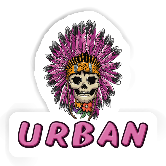 Ladys Skull Sticker Urban Notebook Ladys Skull Sticker Urban Gift package Image