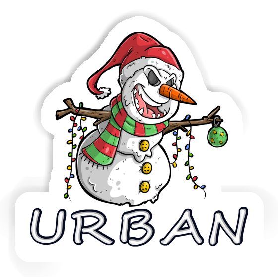 Autocollant Urban Bonhomme de neige Laptop Autocollant Urban Bonhomme de neige Laptop Image