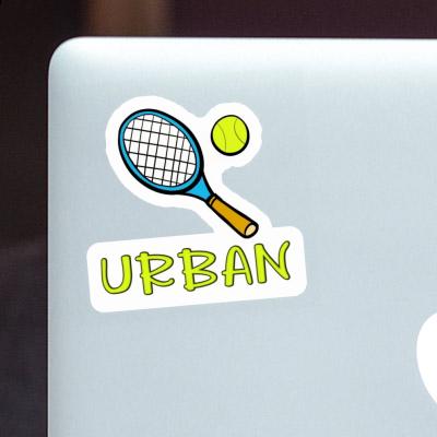 Urban Sticker Tennis Racket Notebook Image