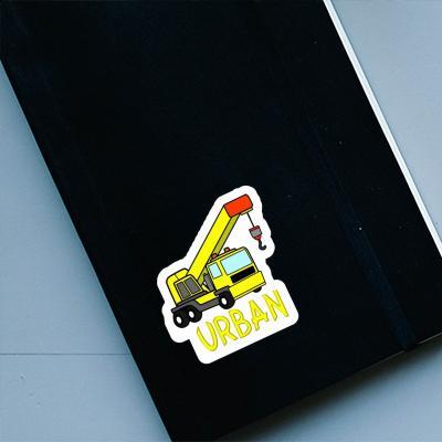 Autocollant Grue automotrice Urban Notebook Autocollant Grue automotrice Urban Notebook Image