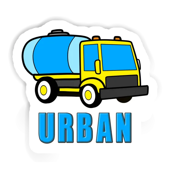 Urban Autocollant Camion d'eau Notebook Urban Autocollant Camion d'eau Gift package Image