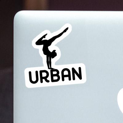 Urban Aufkleber Yoga-Frau Notebook Urban Aufkleber Yoga-Frau Gift package Image